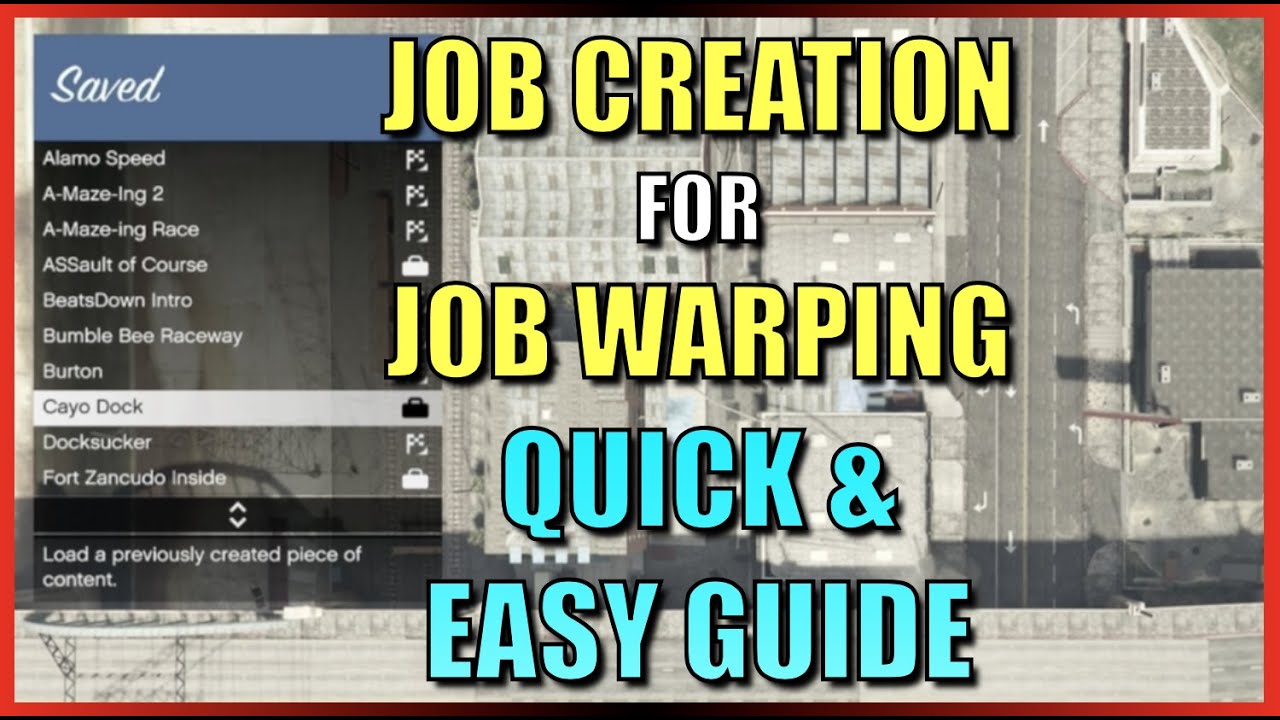 Как создавать задания для Job Warping | Краткое и простое руководство