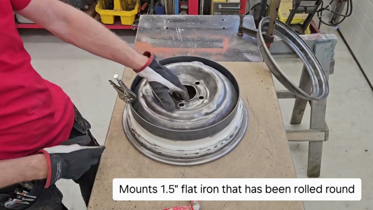 How to widen sheet metal rims step by step