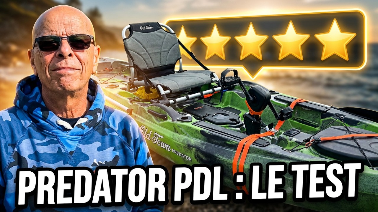 Kayak de pêche, essai Prédator PDL OLD TOWN