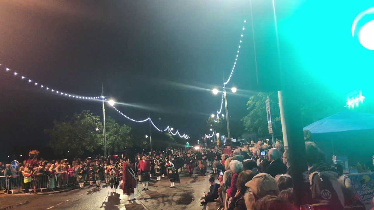 Bideford Massed Pipes and Drums 2018
