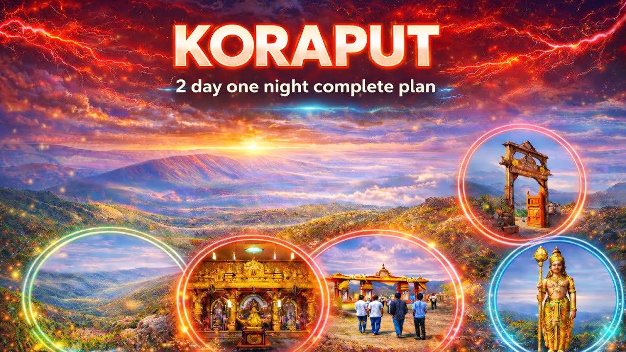କୋରାପୁଟ Travel Guide | 2 Days 1 Night Complete Trip Plan | Best Places to Visit in Koraput | Odisha