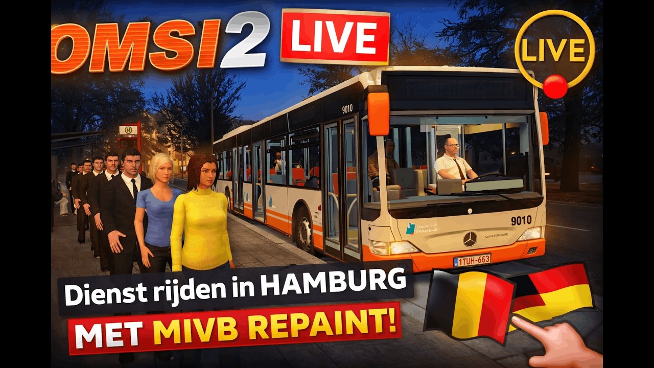 🚦 Kan ik op tijd blijven? | OMSI 2 Hamburg Dienst Live!