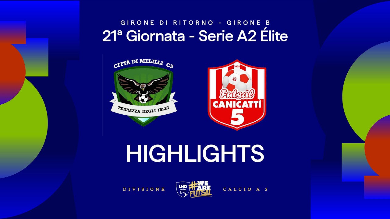Città di Melilli-Atletico Canicattì 1-4 | Gol e HL | 21ª giornata | Serie A2 Élite 25/26 - B