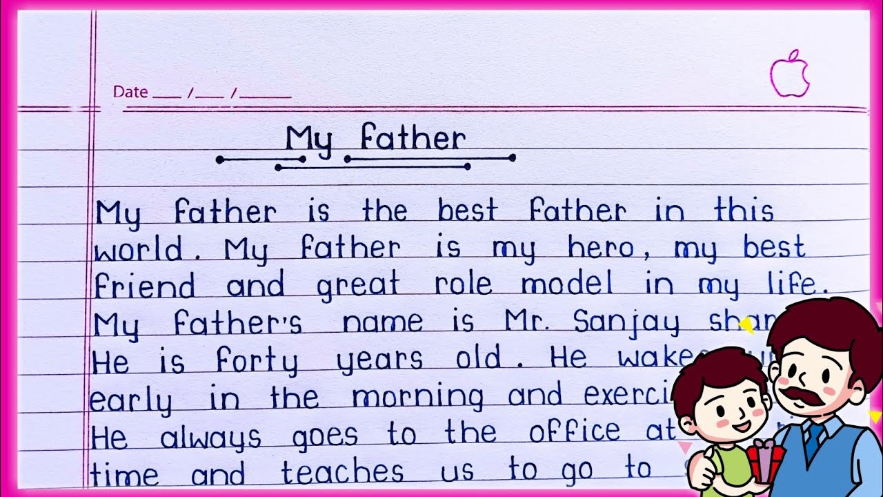 Essay on My Father in English || My Father essay writing in English || My Father ||