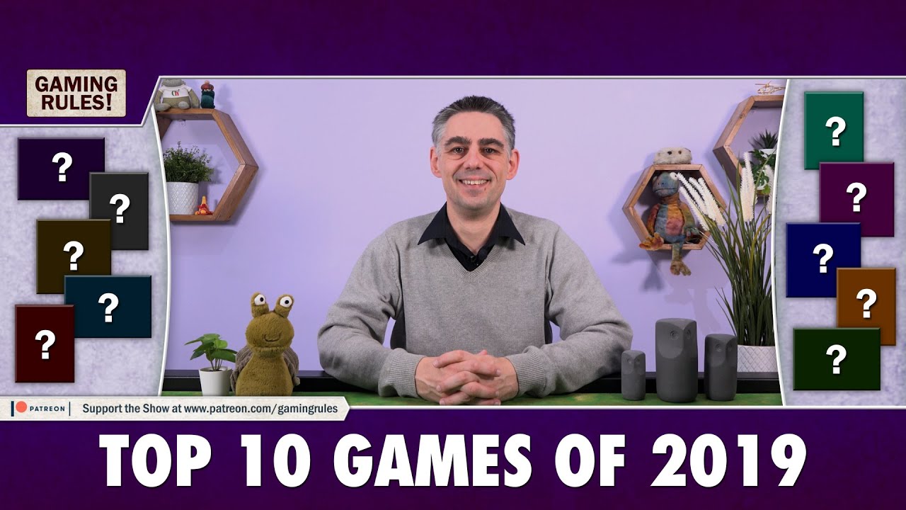 Мои 10 лучших настольных игр 2019 года &mdash; Пол Гроган из Gaming Rules!