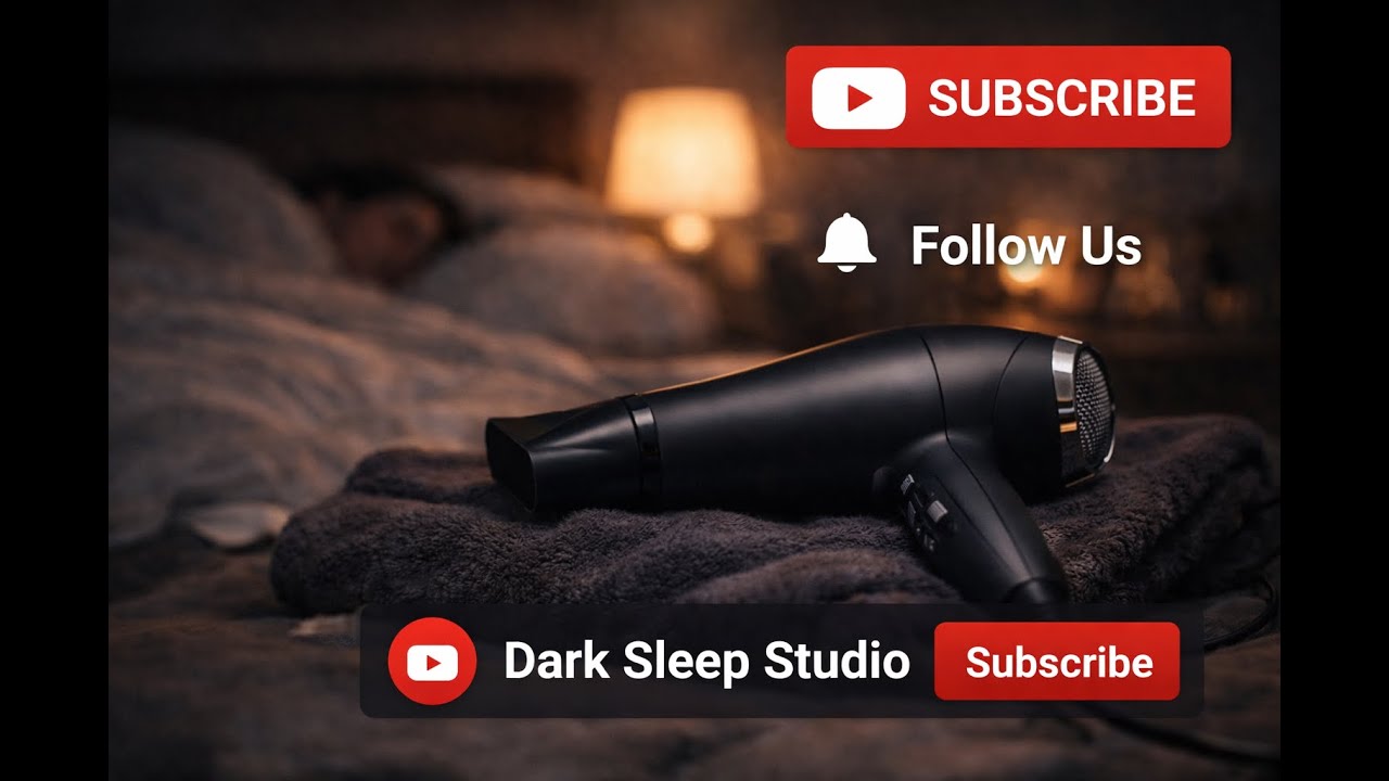 Hair Dryer Sound for Sleep – 30 Minutes | White Noise