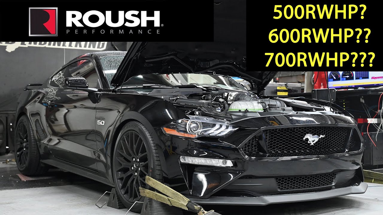 2021 Supercharged Mustang GT doing dyno pulls