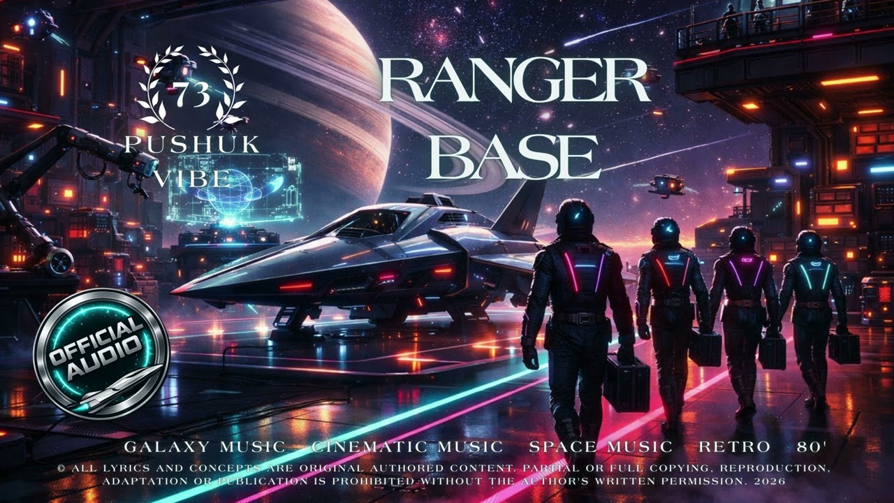 PushukVibe - Ranger Base (Official Audio) #Retro #SciFiMusic #Cyberpunk #ForCoding #GamingMusic