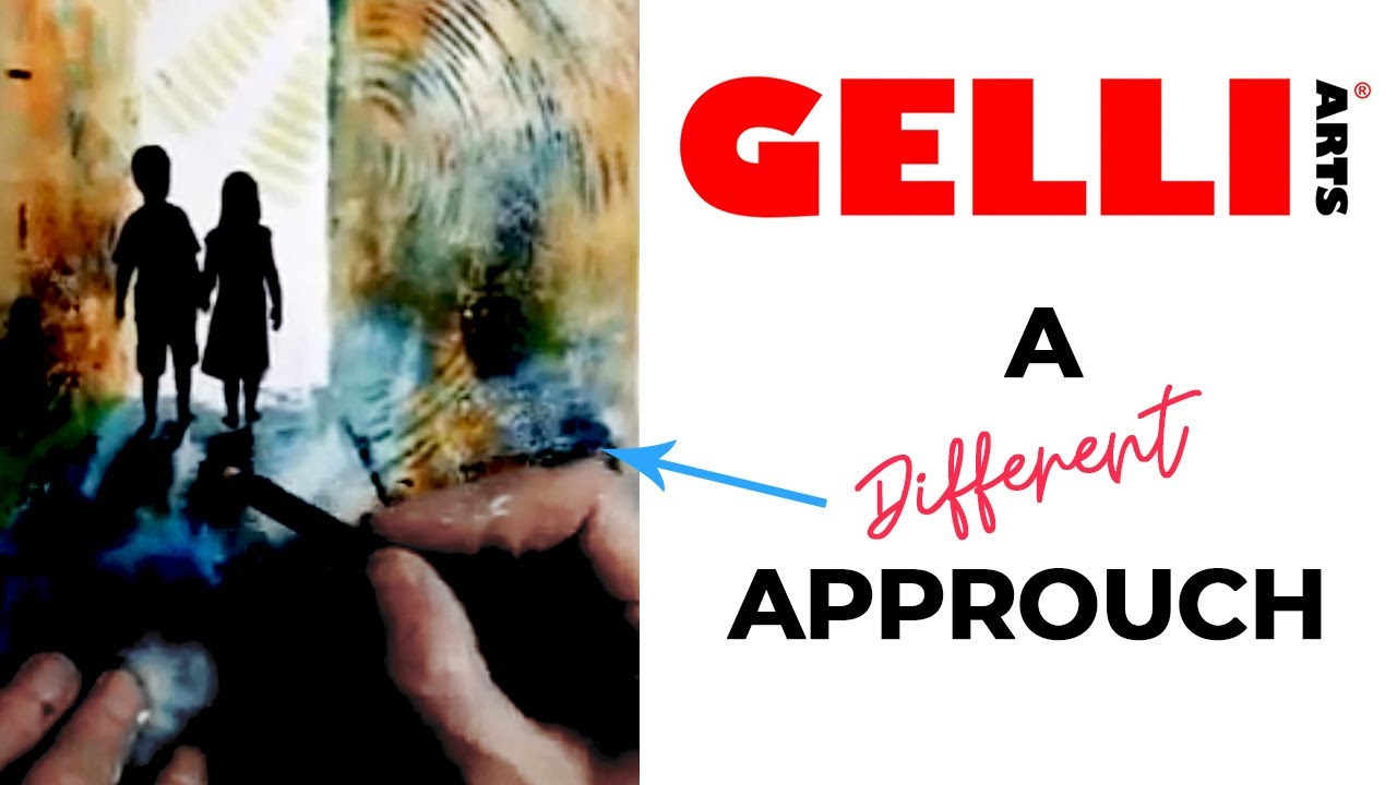 Gelli Printing a different approach