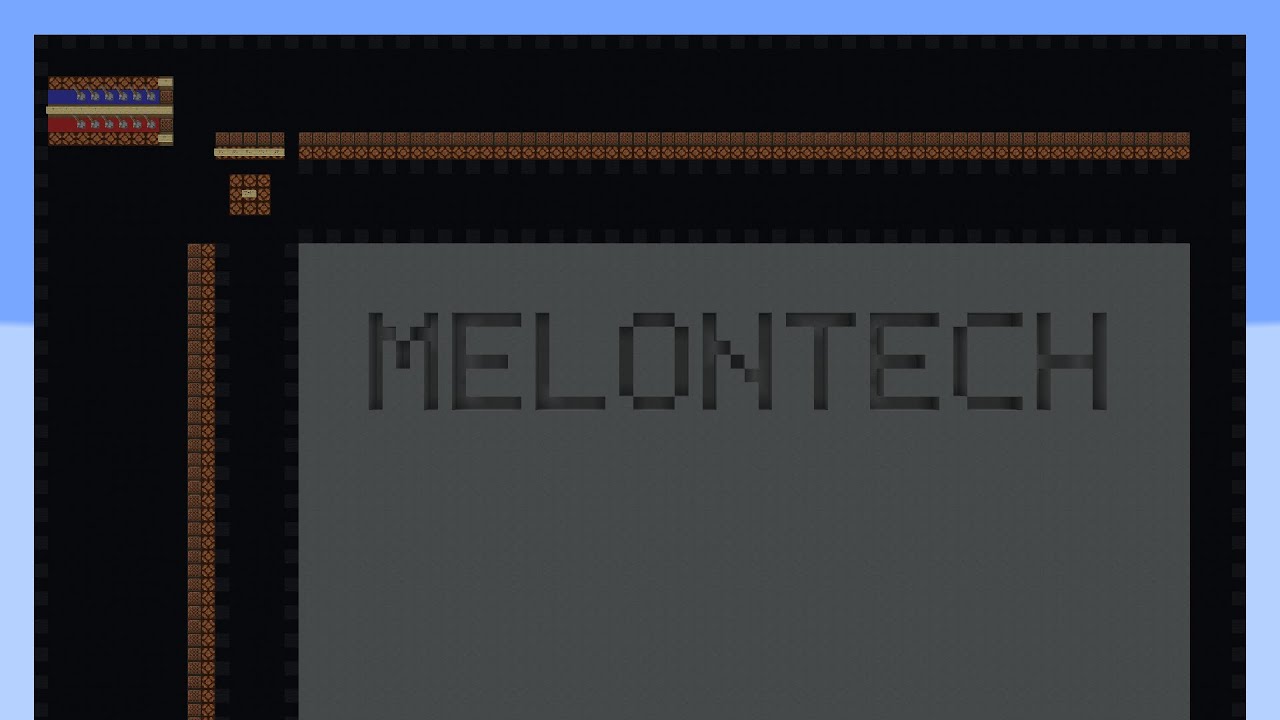 True 1 Block Resolution Display | Minecraft
