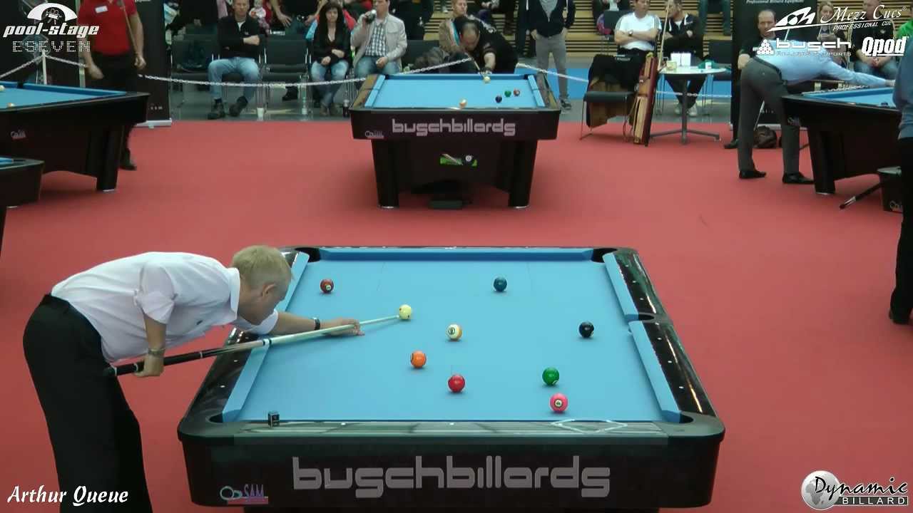 Last Sixteen - Mezz Cues German Open 2012, Bernd Jahnke vs Ralph Eckert, Pool Billiards, 9-Ball