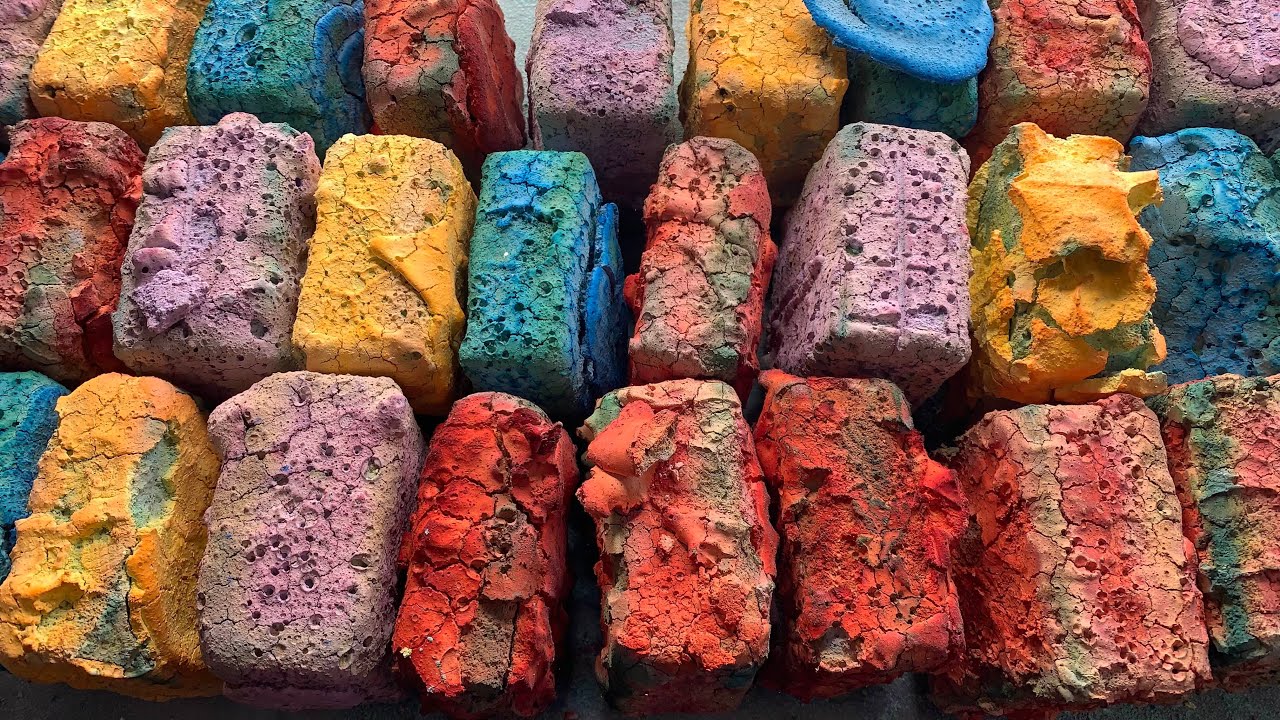 Colourful Pasted Gymchalk Reformed Blocks