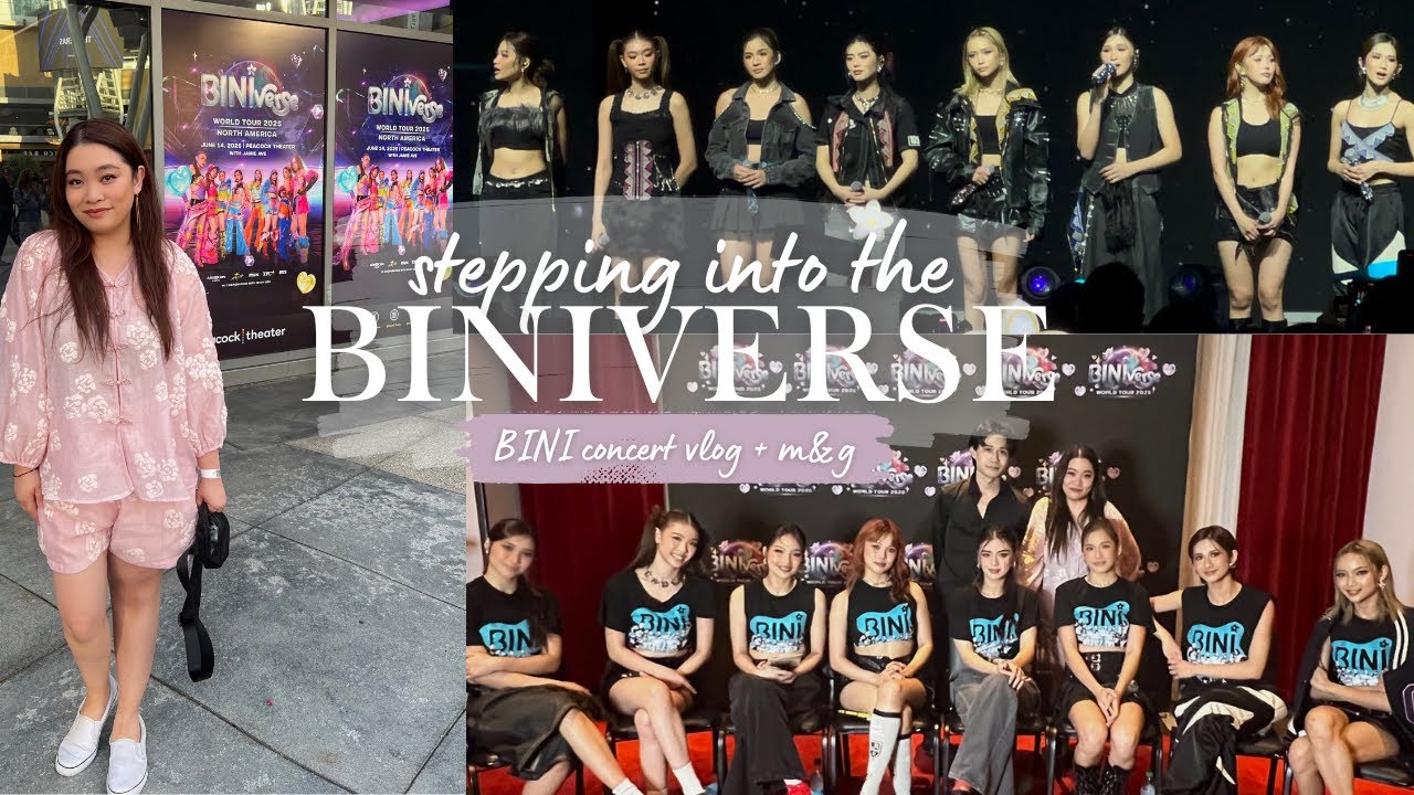 Watching The BINIverse LA Concert + Meeting BINI! (They Remembered Arambulo Live!) | neexkee