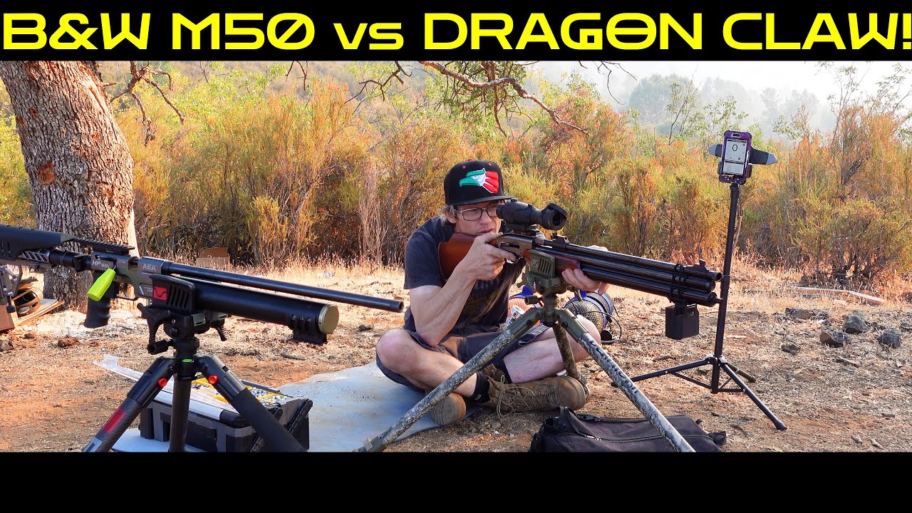 M50 vs Dragon Claw! TESTING TWO POWERFUL 50 Caliber Air Rifles to 100 YARDS!