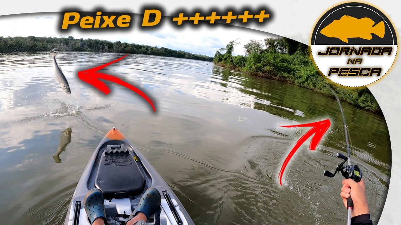 Caiaque Barracuda Evolution no rio Teles Pires - Pesquei até dizer chega!