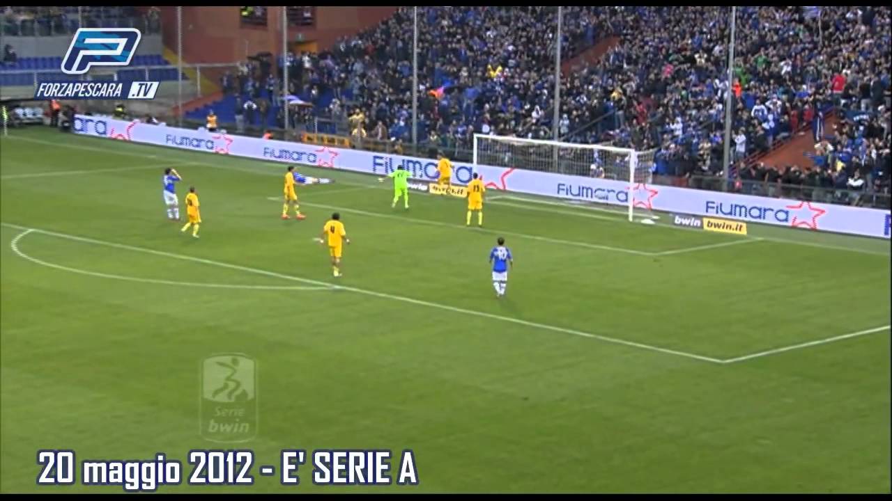 SAMPDORIA - PESCARA 1:3 - E' Serie A