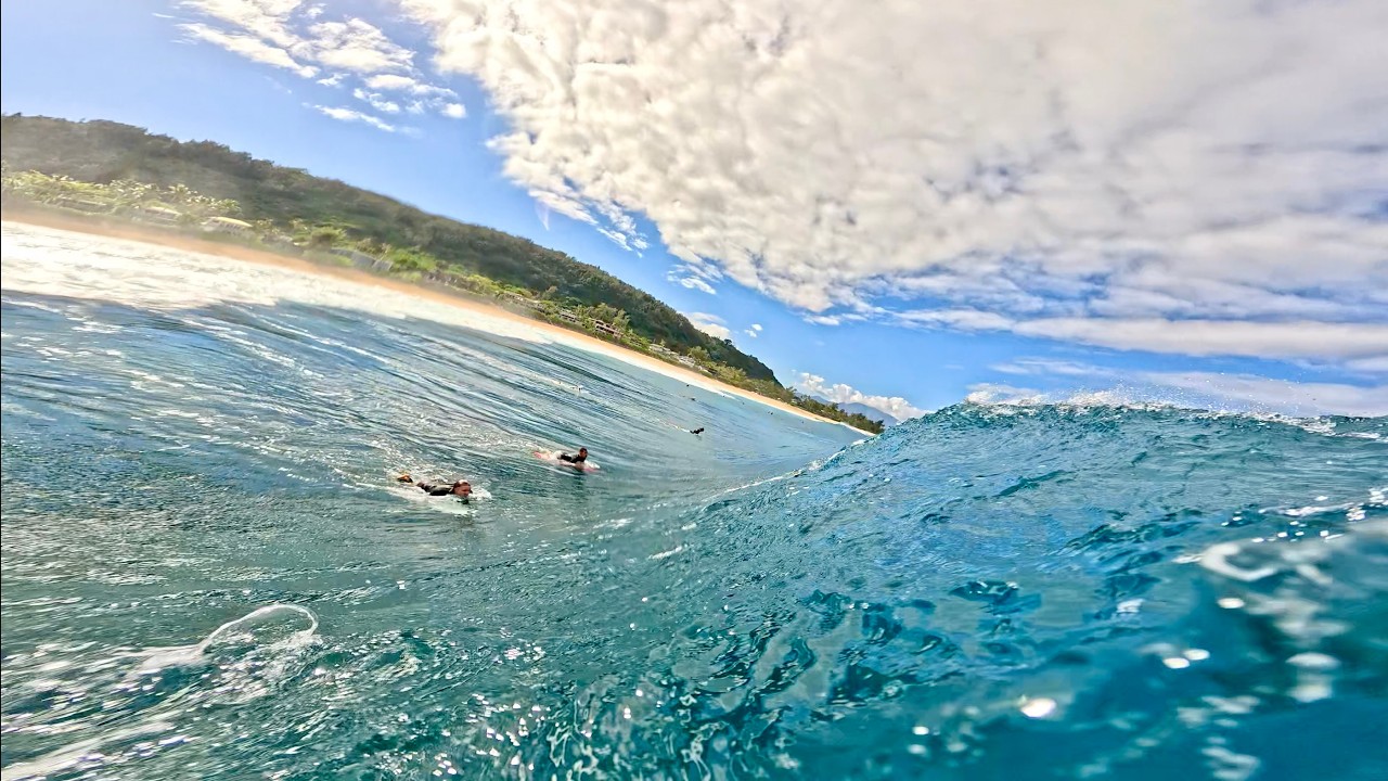 Raw POV Trying a Brand New Board at Pumping Backdoor Dawn Session