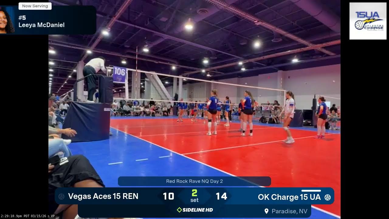 OK Charge 15 UA vs. Vegas Aces 15 REN (2026.03.15)