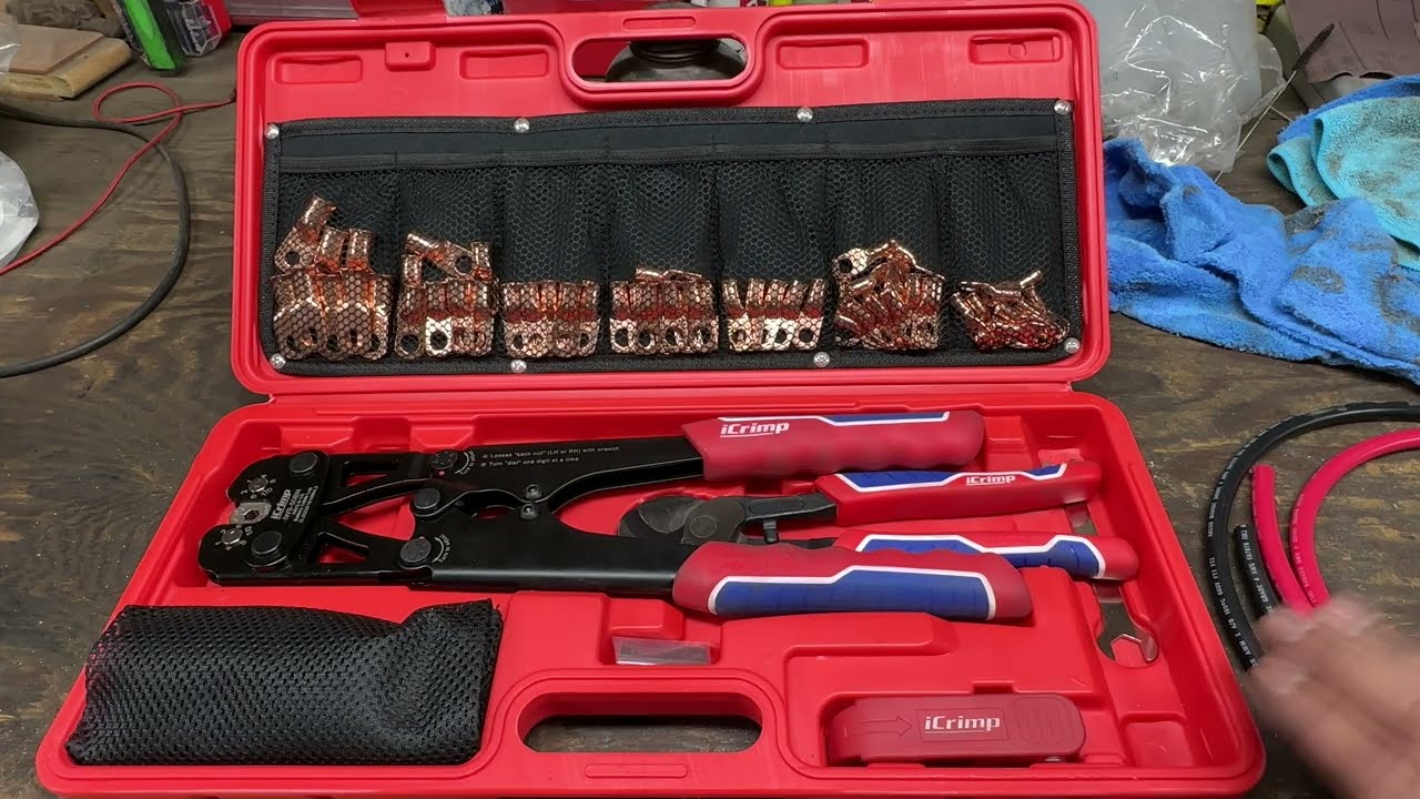 Review:  iCrimp IWS 50BN Battery Cable Lug Crimper Kit