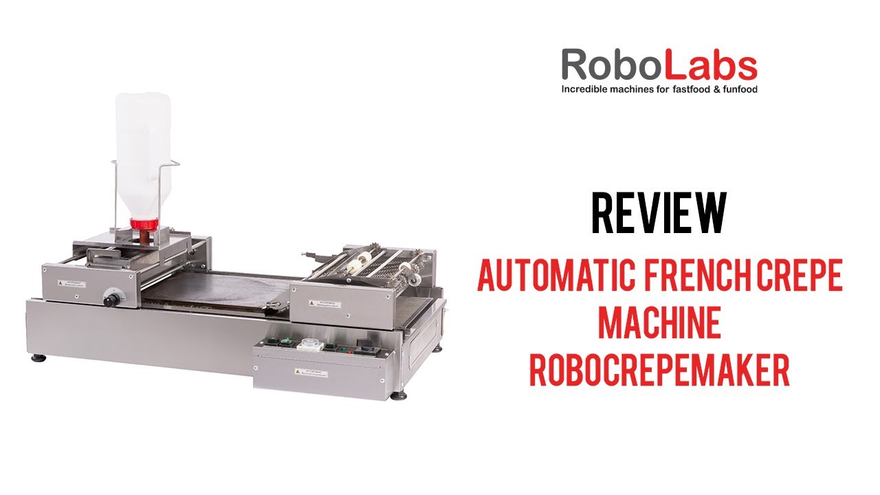 RoboCrepeMaker 300: a single side crepe maker machine