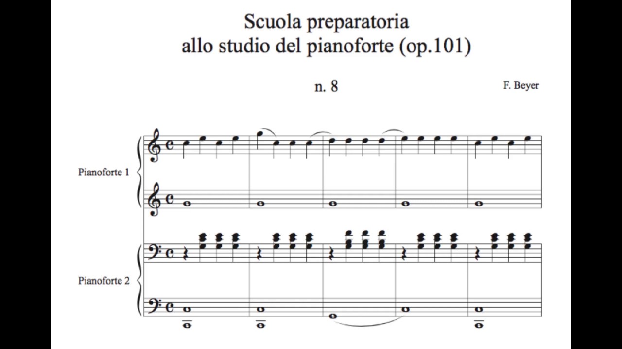 F. Beyer - op. 101 nn. 8-11