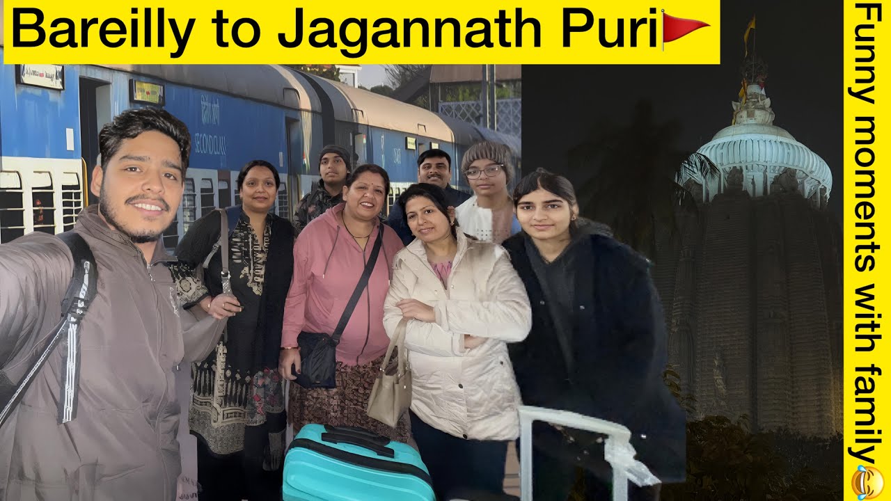 Desi Indian Family Train Journey 😂 | Trip to Jagannath Puri 🚩| FUNNY Moments😂 | PART -1