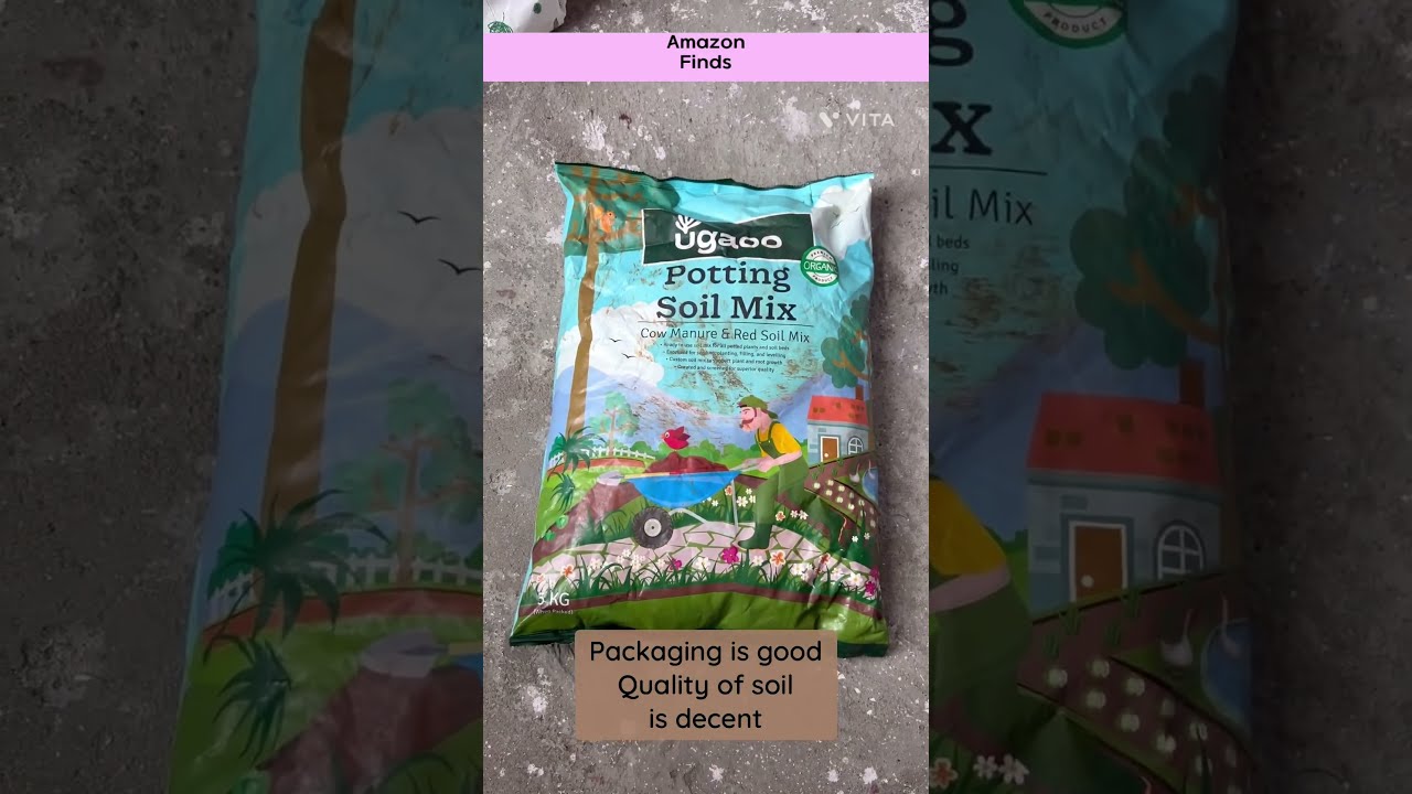Ugaoo Organic Garden Soil Mix from Amazon#garden #soil #reels #review