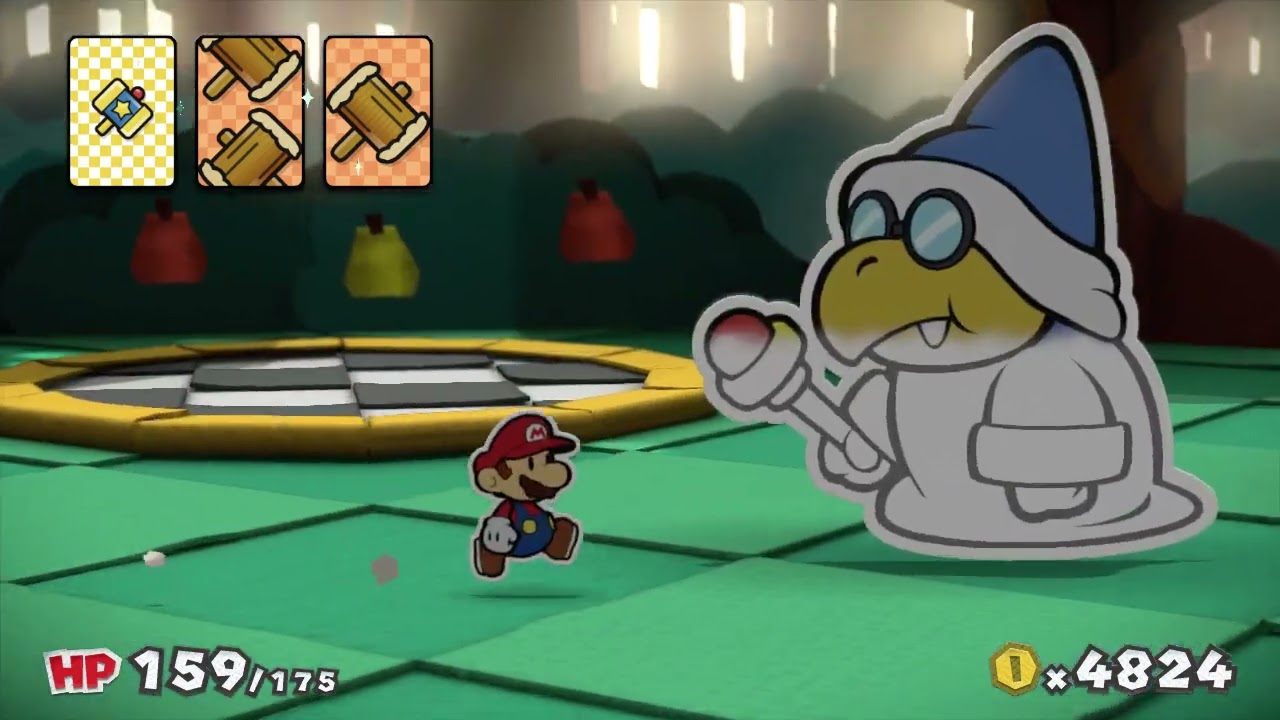 Paper Mario Color Splash Kamek Boss Battle
