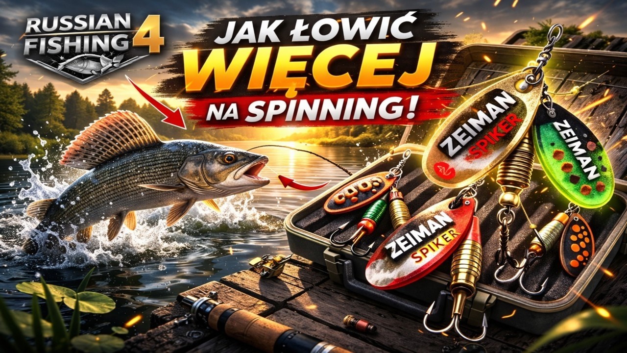 Obrotówka - jak łowić więcej na spinning Russian Fishing 4