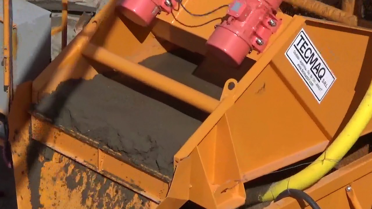 FUNCIONAMIENTO PLANTA DE HIDROCICLONADO CON RUEDA - TECMAQ SRL - CLIENTE FEBIZA MIX