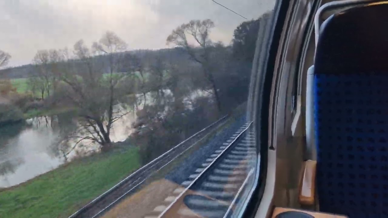 Mitfahrt RE30 Wabern nach Kassel-Wilhelmshöhe FHD im Morgens