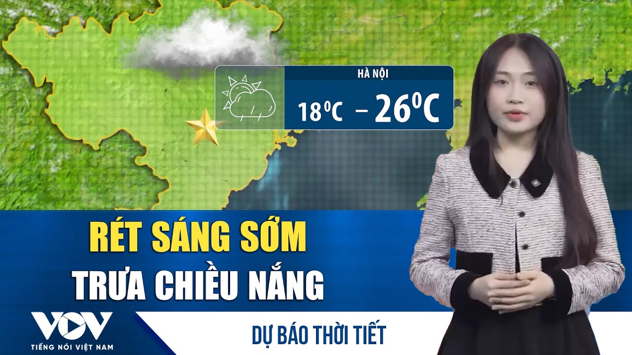 Dự báo thời tiết đêm nay và ngày mai 12/3 | Không khí lạnh suy yếu, Bắc Bộ hửng nắng trưa chiều