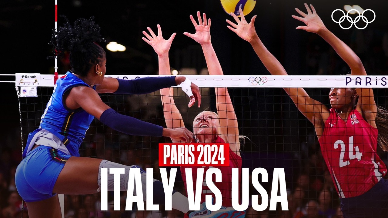 ITALY MAKES HISTORY! | 🥇🇮🇹 Italy vs USA Women&rsquo;s Volleyball Gold Medal Match | Paris 2024