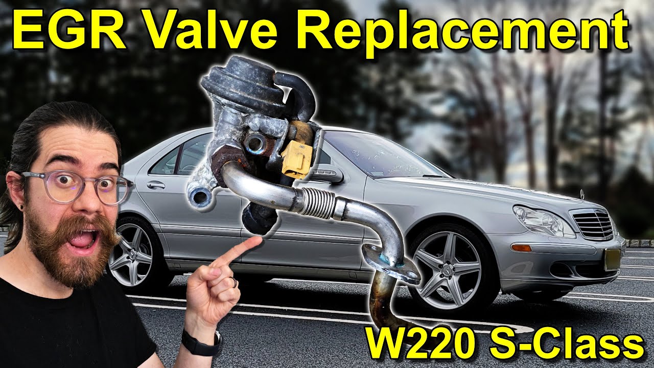 Emissions Issue FIXED! - Mercedes S-Class EGR Valve Replacement (W220)