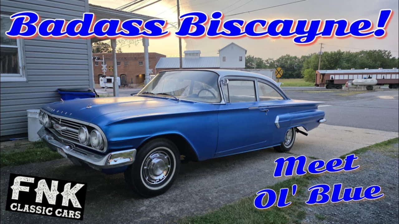 Meet Ol' Blue - A Rescued Badass 1960 Chevy Biscayne!