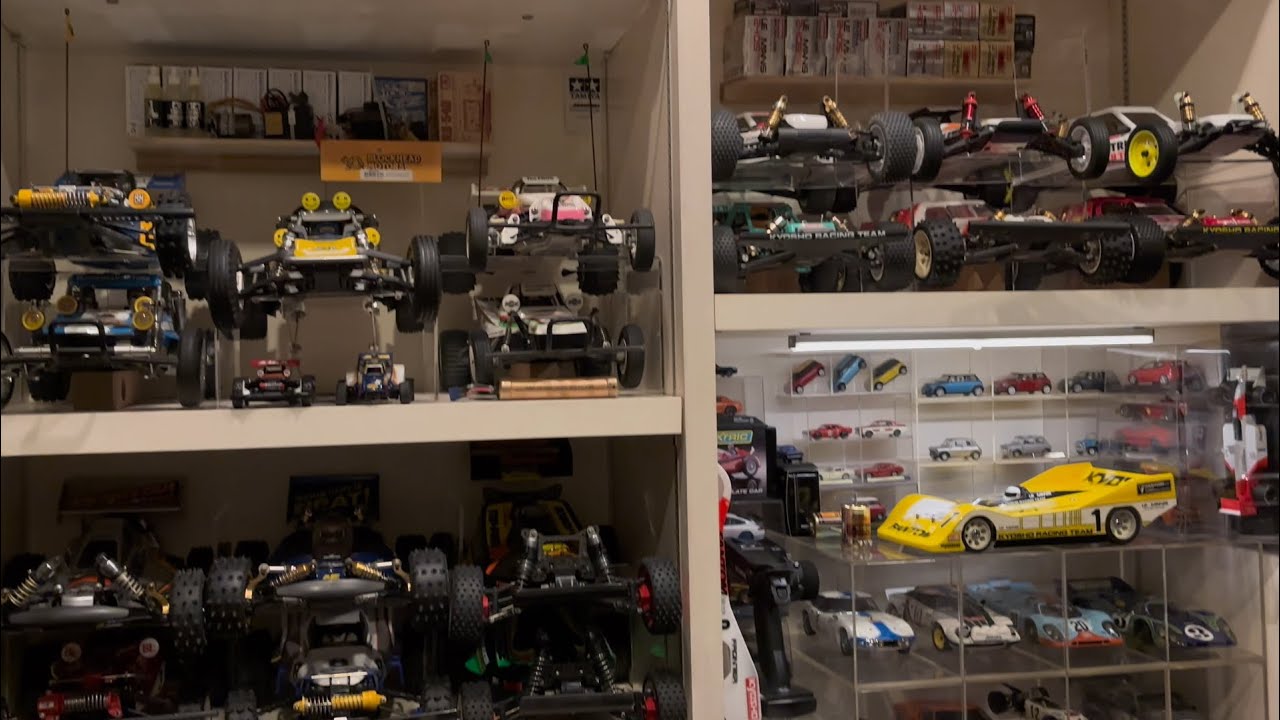 RC and Toy Car Collection Tour - Mostly from Tamiya and Kyosho