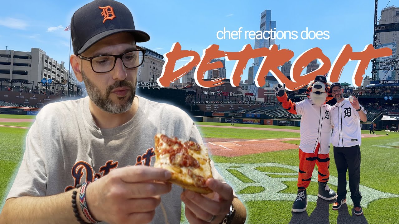 Chef Reactions Does Detroit | Food, Sports, & Historical Spots