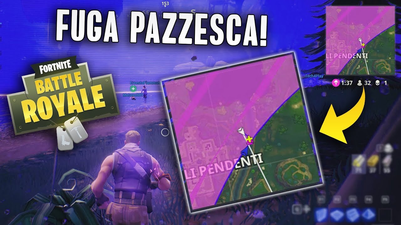 IN FUGA DALLA TEMPESTA! - Fortnite Battle Royale w/ErenBlaze, Metano007 & Tech4Play