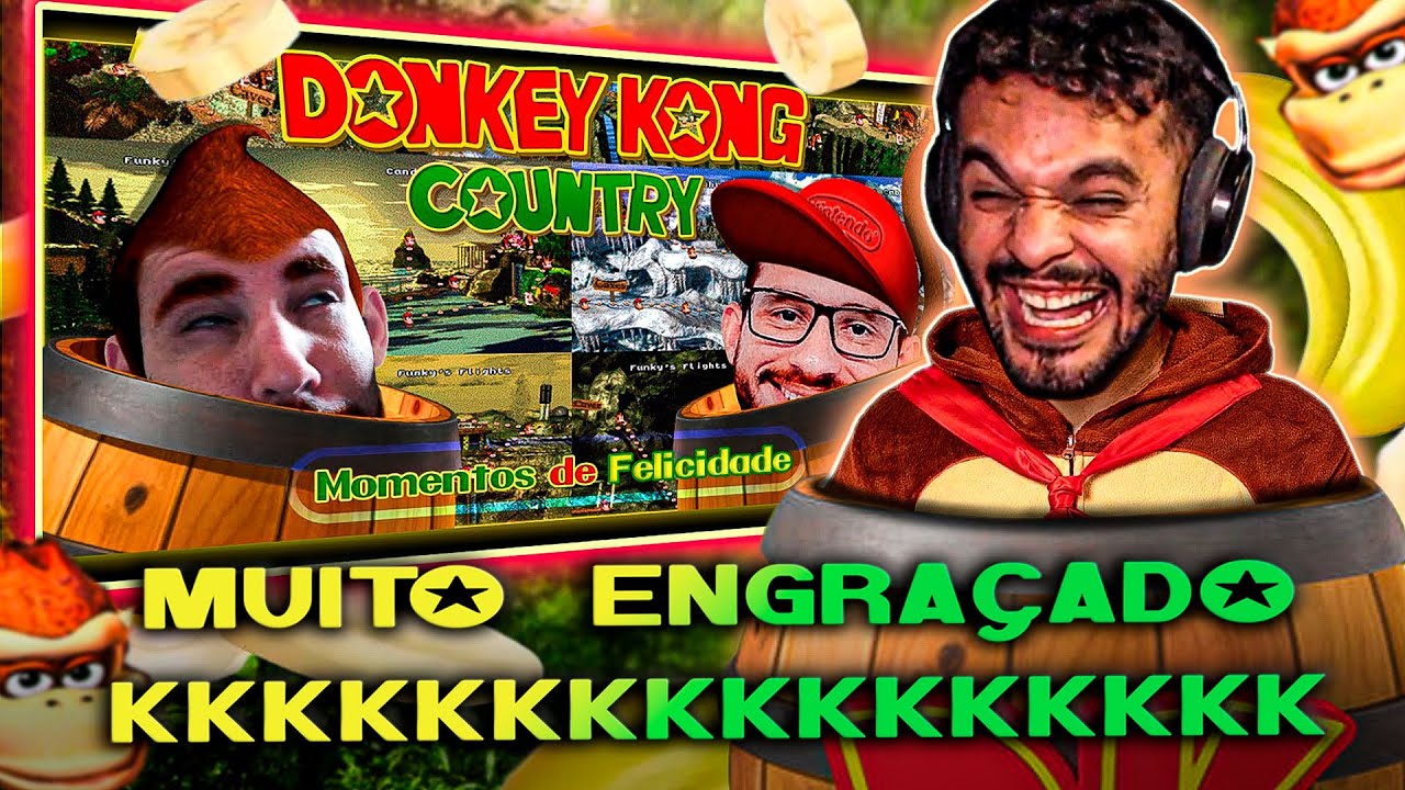 react smzinho momentos de felicidade donkey kong 1/2