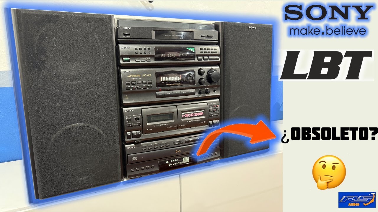 Menos es más 😉 SONY LBT A-495 😍🔊 (Retro Review + Demo de sonido)