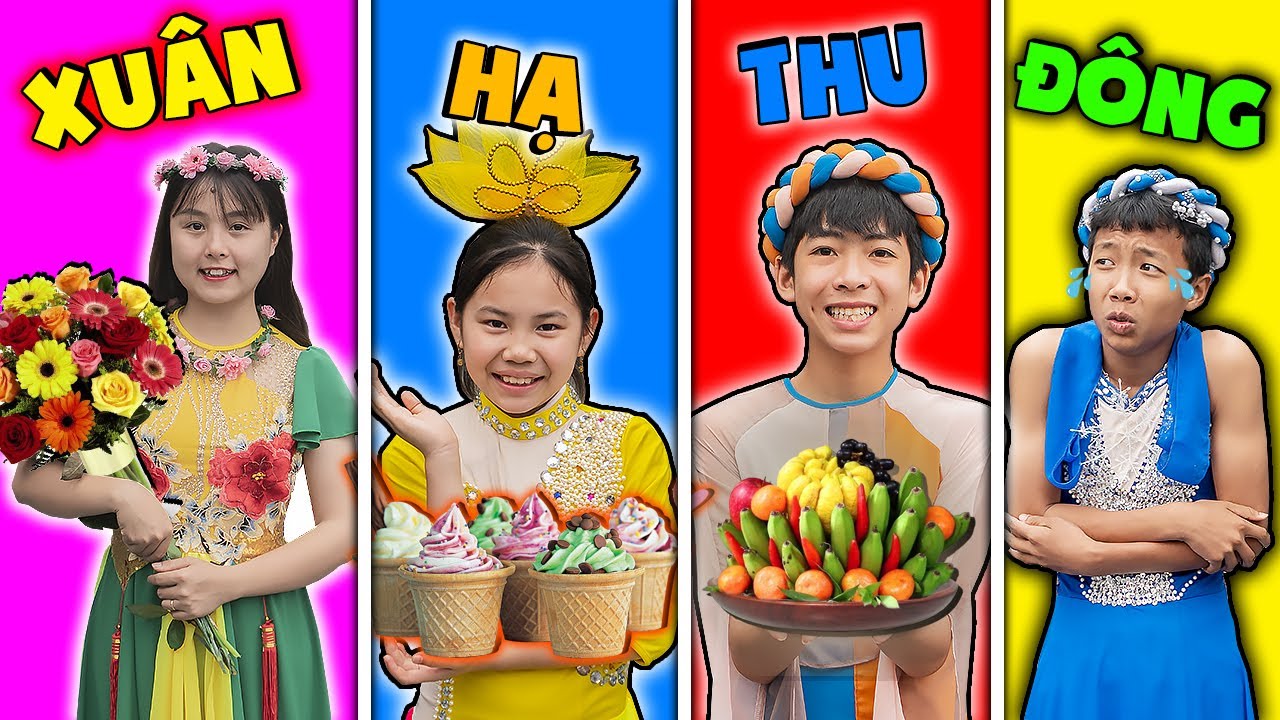 Câu Truyện Bốn Chị Em Bốn Mùa - Bài Học Về Tình Đoàn Kết ❤ KN CHENO Chị Hằng
