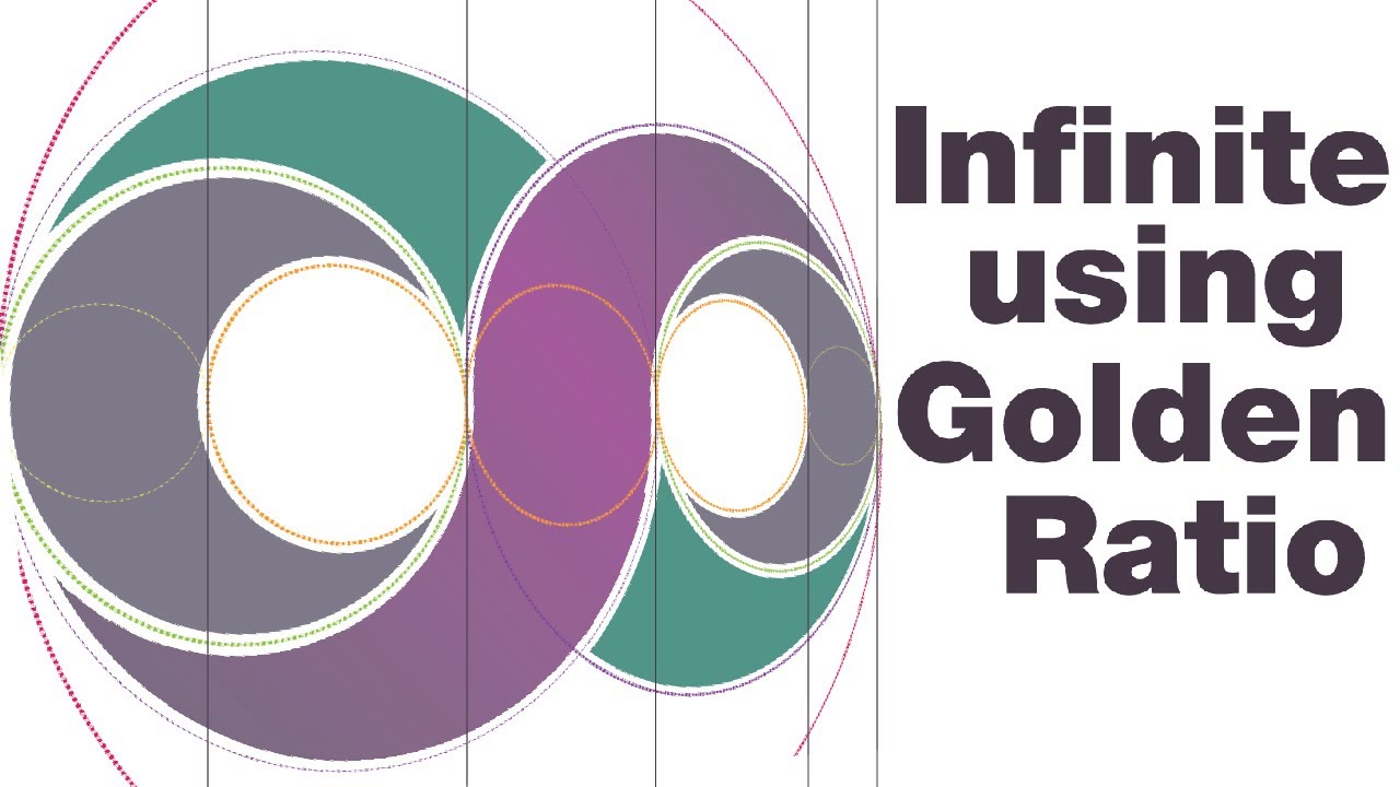 Infinity sign using golden ratio illustrator tutorial