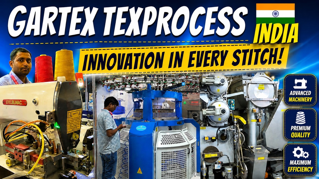Gartex Texprocess India Expo 2025 Delhi | Textile machinery for garment manufacturing #delhi