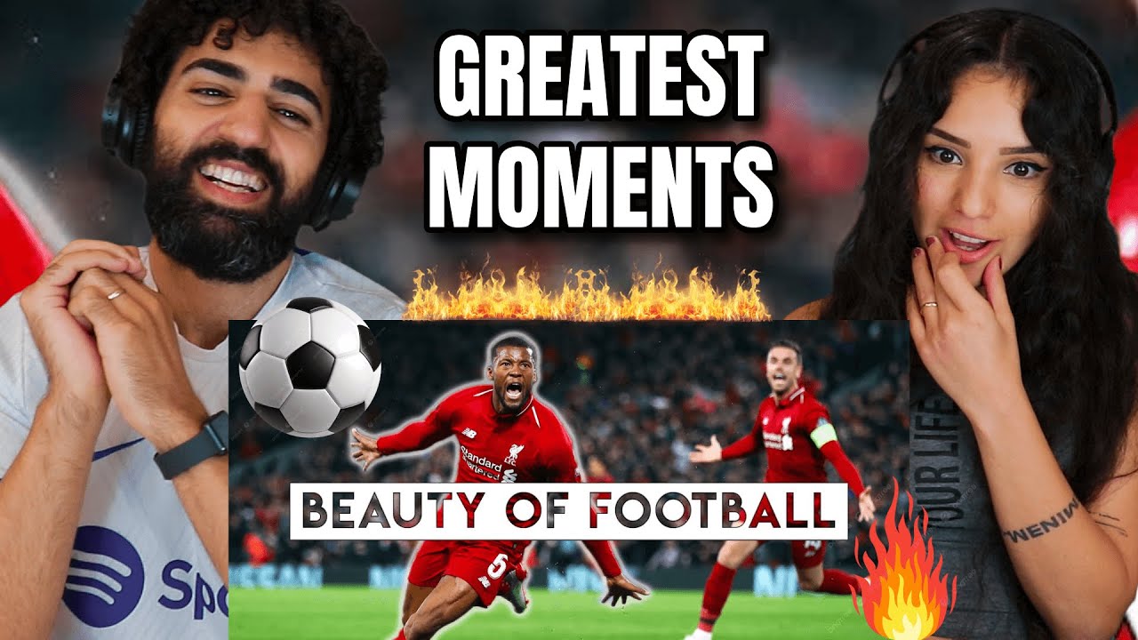 We react to The Beauty of Football - Greatest Moments | REACTION
