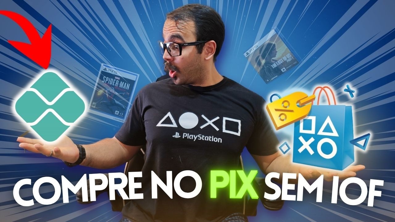 Como Comprar JOGOS na PS STORE PS5 e PS4 com PIX e sem IOF | Simples e Fácil