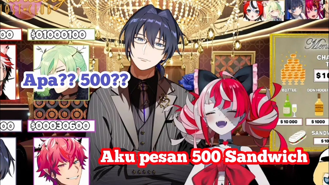 Ke randoman Ollie di Ministery Host Club | Vtuber Clip Sub Indonesia