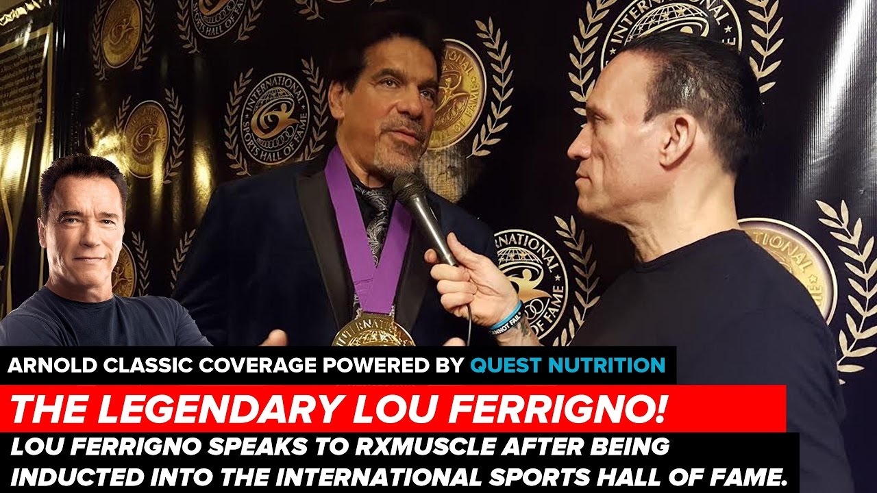 Lou Ferrigno Motivational Advice at the International Sports Hall of Fame