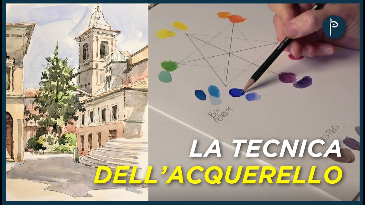 La tecnica dell'acquerello (teoria del colore, materiali, esercitazioni)