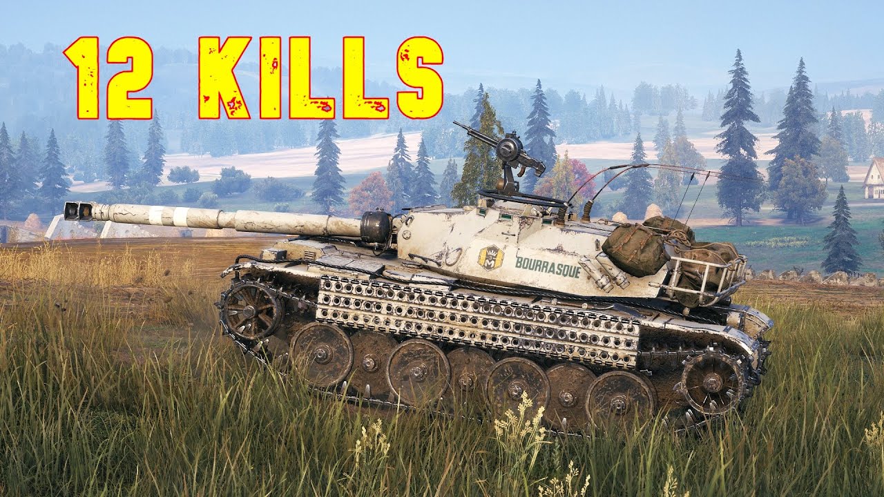 World of Tanks Bat.-Châtillon Bourrasque - 12 Kills