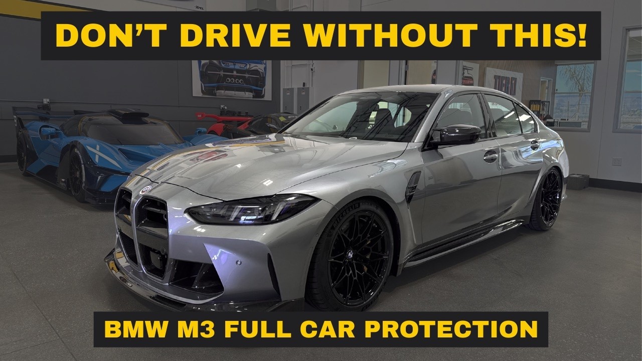 This BMW M3 Got the Ultimate Protection Package (XPEL PPF + Ceramic Coating + Tint)